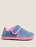 Chaussons enfants à motif Peppa Pig™ et bande auto-agrippante (du&nbsp;19 au&nbsp;31)