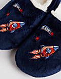 Kids' Rocket Riptape Slippers (4 Small - 12 Small)