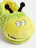 Kids' Colin The Caterpillar Slippers (4 Small - 6 Large)