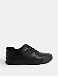 Leren schoolschoenen met Freshfeet™ en kant voor kinderen (maat 32-43)