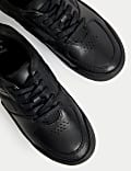 Leren schoolschoenen met Freshfeet™ en kant voor kinderen (maat 32-43)