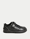 Kids' Leather Riptape School Shoes (8 Small - 2 Large)