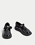 Kids' Leather Unicorn School Shoes (8 Small - 2 Large)