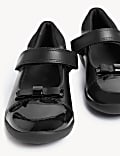 Kids' Leather Bow School Shoes (8 Small-2 Large)