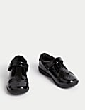 Kids' Patent Leather Glitter School Shoes (8 Small - 2 Large)