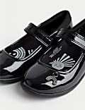 Kids' Charm Detail Leather School Shoes (8 Small - 2 Large)