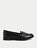Kids' Leather School Loafers (13 Small - 7 Large)