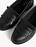 Kids' Leather School Loafers (13 Small - 7 Large)