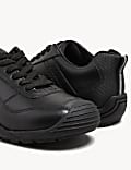 Kids' Leather Lace School Shoes (13 Small - 9 Large)