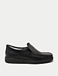 Kids' Leather Slip-on Loafer School Shoes (13 Small - 9 Large)