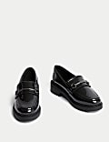 Kids' Patent Loafer Leather School Shoes (2½ Large - 7 Large)