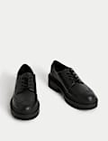 Kids' Leather Chunky Brogue School Shoes (13 Small - 7 Large)