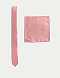 Kids' Skinny Tie & Pocket Square Set (SM-ML)