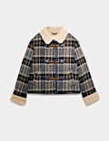 Checked Duffle Jacket (6-16 Yrs)