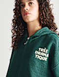 2 Pack Cotton Rich Slogan Zip Hoodies (6-16 Yrs)