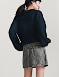 Denim Sequin Mini Skirt (6-16 Yrs)