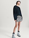 Denim Sequin Mini Skirt (6-16 Yrs)
