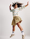 Cotton Rich Pleated Skirt (6-16 Yrs)