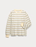 Pure Cotton Striped Top (6-16 Yrs)