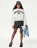 Cotton Rich Brooklyn Slogan Sweatshirt (6-16 Yrs)