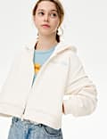 Cotton Rich Graphic Zip Hoodie (6-16 Yrs)