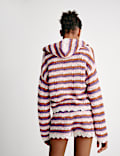 Cotton Blend Striped Knitted Hoodie (6-16 Yrs)