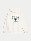 Cotton Rich NFL Jets Hoodie (6-16 Yrs)