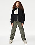 Borg Fleece Hooded Jacket (6-16 Yrs)