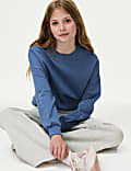 Cotton Rich Cropped Sweatshirt (6-16 Yrs)