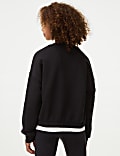 Cotton Rich Cropped Sweatshirt (6-16 Yrs)