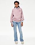 Sudadera de algodón con texto 'California' (6-16 años)