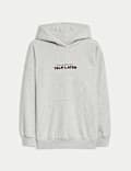 Hoodie mit hohem Baumwollanteil und Zeichnung (6–16 J.)