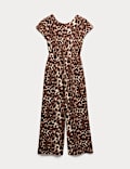 Animal Print Jumpsuit (6-16 Yrs)