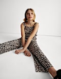 Leopard Print Jumpsuit (6-16 Yrs)