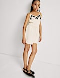 Embroidered Playsuit (6-16 Yrs)