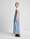 Pure Cotton Wide Leg Jumpsuit (6-16 Yrs)