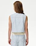 Denim Striped Waistcoat (6-16 Yrs)
