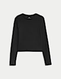 Cotton Rich Ribbed Plain Top (6-16 Yrs)