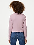 Cotton Rich Ribbed Top (6-16 Yrs)
