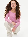 Cotton Rich Ribbed Tops (6-16 Yrs)