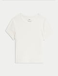 Cotton Rich Ribbed T-Shirt (2-16 Yrs)