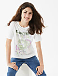 Pure Cotton Earth Day Slogan T-Shirt (6-16 Yrs)