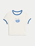 Cotton Rich Printed T-Shirt (6-16 Yrs)
