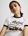 Cotton Rich McLaren F1 Team Cropped Top (2-16 Yrs)
