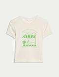 Pure Cotton Snoopy™ Cropped Top (6-16 Yrs)
