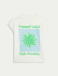 Cotton Rich Honolulu Print T-Shirt (2-16 Yrs)