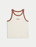 Cotton Rich Embroidered Aloha Vest (6-16 Yrs)