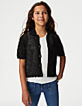 Cotton Rich Crochet Shirt (6-16 Yrs)