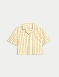 Pure Cotton Striped Shirt (6-16 Yrs)