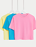 T-shirt με υψηλή περιεκτικότητα σε βαμβάκι, σετ των 16 (6-3 ετών)